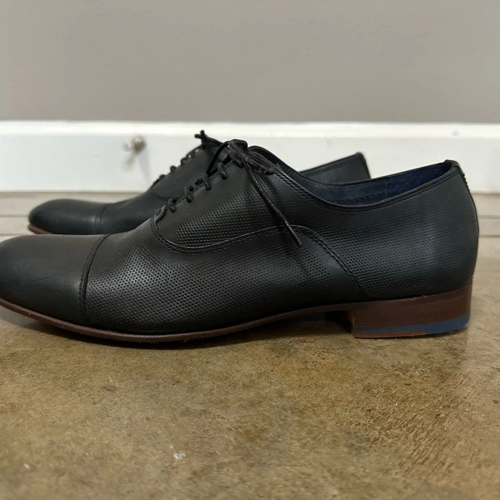 Zara Man Elegant Black Men's Oxford Shoes